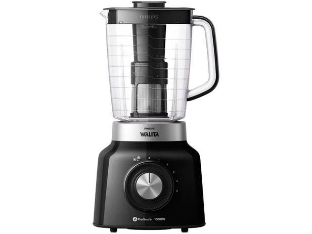 Liquidificador Philips Walita Viva Duravita - Problend 6 2,4L Preto com Filtro 5 Velocidades Menor preço em Liquidificador Philips Walita Viva Duravita - Problend 6 2,4L Preto com Filtro 5 Velocidades