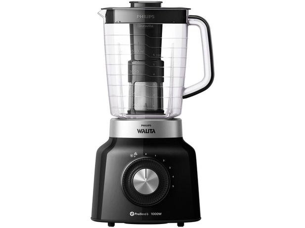 Liquidificador Philips Walita Viva Duravita - Problend 6 Preto com Filtro 5 Velocidades Menor preço em Liquidificador Philips Walita Viva Duravita - Problend 6 Preto com Filtro 5 Velocidades