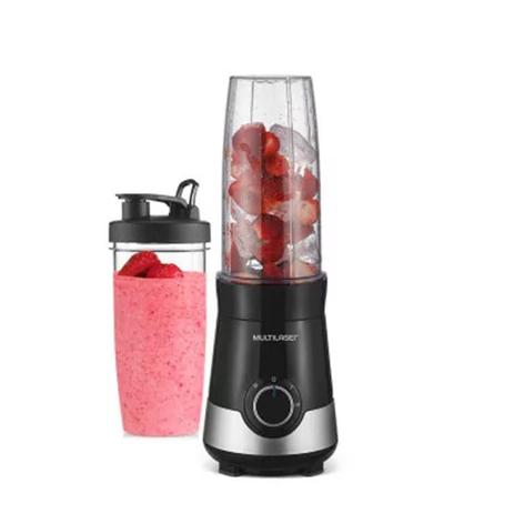 Liquidificador Shake Multilaser Gourmet 110V 300W 800ml + Copo Extra 800ml Preto/Prata Função Pulsar - BE013 Menor preço em Liquidificador Shake Multilaser Gourmet 110V 300W 800ml + Copo Extra 800ml Preto/Prata Função Pulsar - BE013