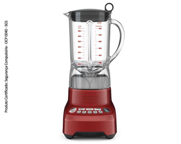 Liquidificador smart gourmet vermelho tramontina Menor preço em Liquidificador smart gourmet vermelho tramontina
