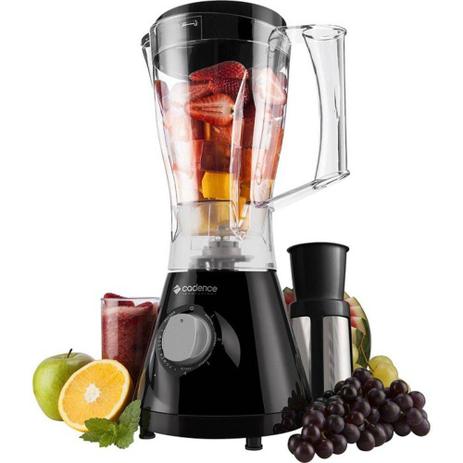 Liquidificador Trapéze Com Filtro 4 Velocidades 1,5l 350w Preto 220v Cadence Menor preço em Liquidificador Trapéze Com Filtro 4 Velocidades 1,5l 350w Preto 220v Cadence
