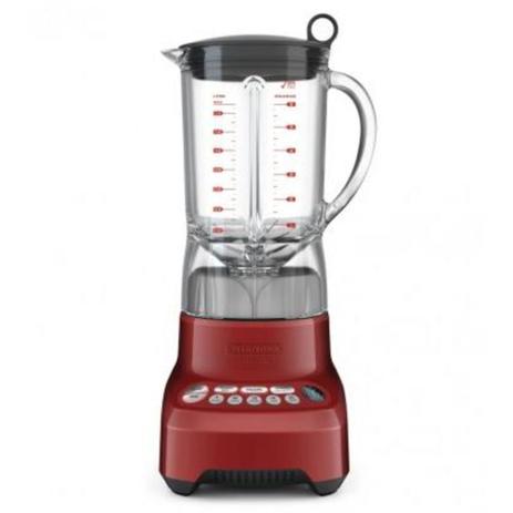 Liquidificador vermelho com base em alumínio 1.100 watts - SMART GOURMET (110V) - Tramontina Menor preço em Liquidificador vermelho com base em alumínio 1.100 watts - SMART GOURMET (110V) - Tramontina