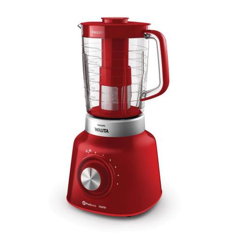 Liquidificador Walita Problend 6 700W 5 Velocidades 2.4 Litros RI2134 Vermelho Menor preço em Liquidificador Walita Problend 6 700W 5 Velocidades 2.4 Litros RI2134 Vermelho