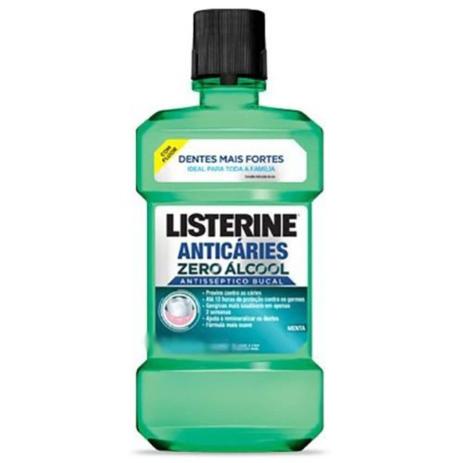 Listerine Anticáries Zero Enxaguante Bucal 250ml Menor preço em Listerine Anticáries Zero Enxaguante Bucal 250ml
