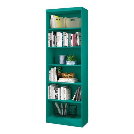 Livreiro Multiuso Turquesa - Qmovi Menor preço em Livreiro Multiuso Turquesa - Qmovi