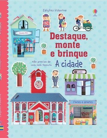 Livro - A cidade : Destaque, monte e brinque Menor preço em Livro - A cidade : Destaque, monte e brinque