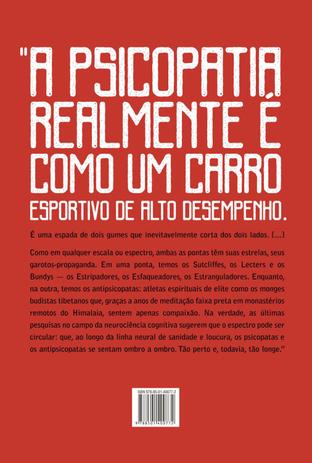 Livro - A sabedoria dos psicopatas - O que santos, espiões e serial killers podem nos ensinar sobre o sucesso Menor preço em Livro - A sabedoria dos psicopatas - O que santos, espiões e serial killers podem nos ensinar sobre o sucesso