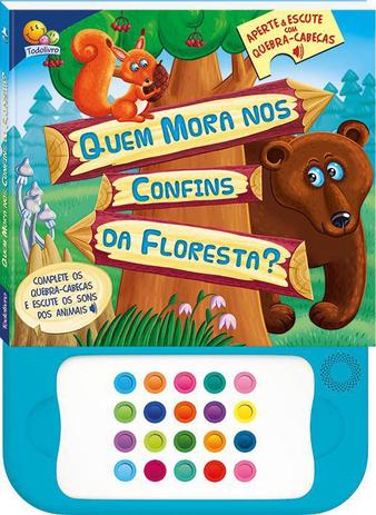 Livro - Aperte e Escute com quebra-cabeças: quem mora nos confins da floresta? Menor preço em Livro - Aperte e Escute com quebra-cabeças: quem mora nos confins da floresta?