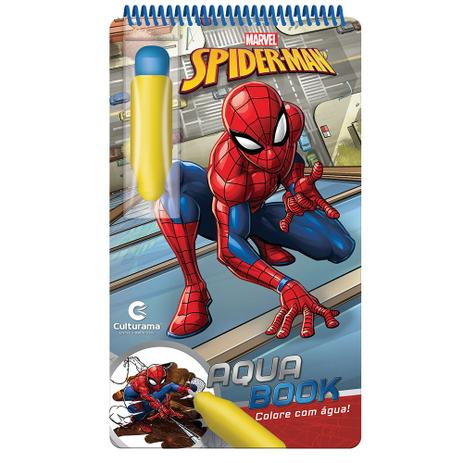 Livro - AQUA BOOK HOMEM-ARANHA Menor preço em Livro - AQUA BOOK HOMEM-ARANHA