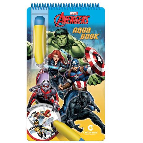 Livro - AQUA BOOK VINGADORES Menor preço em Livro - AQUA BOOK VINGADORES