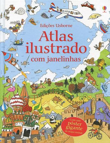Livro - Atlas ilustrado com janelinhas Menor preço em Livro - Atlas ilustrado com janelinhas