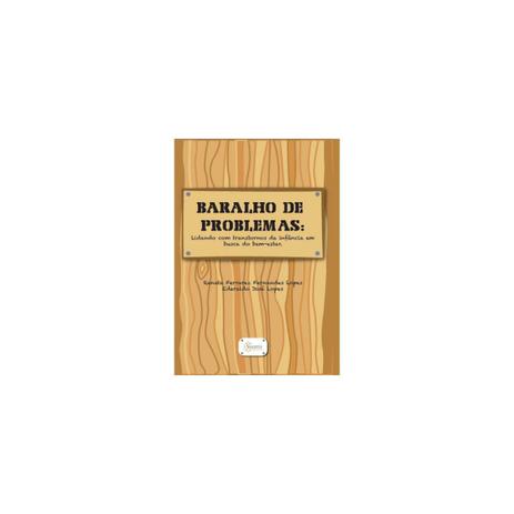 Livro - Baralho de Problemas: Lidando com Transtornos da Infância em Busca do Bem-Estar - Lopes - Sinopsys Menor preço em Livro - Baralho de Problemas: Lidando com Transtornos da Infância em Busca do Bem-Estar - Lopes - Sinopsys