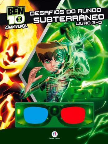Livro - Ben 10 - Desafios do mundo subterrâneo 3D Menor preço em Livro - Ben 10 - Desafios do mundo subterrâneo 3D