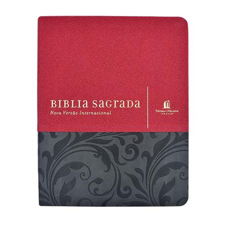 Livro - Bíblia NVI, Couro Soft, Vermelho, Com Espaço para Anotações, Leitura Perfeita