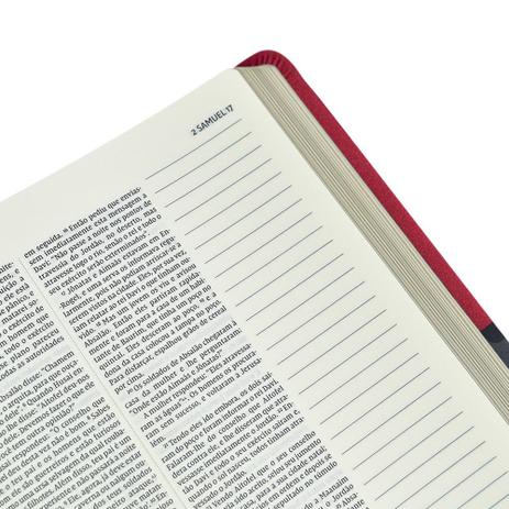Livro - Bíblia NVI, Couro Soft, Vermelho, Com Espaço para Anotações, Leitura Perfeita