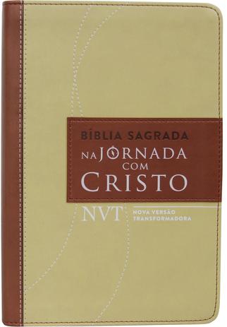 Livro - Bíblia Sagrada - Na Jornada com Cristo - Marrom Menor preço em Livro - Bíblia Sagrada - Na Jornada com Cristo - Marrom