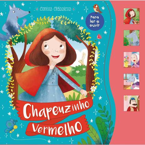 Livro Brinquedo Ilustrado Chapeuzinho Vermelho Sonoro - Ciranda Menor preço em Livro Brinquedo Ilustrado Chapeuzinho Vermelho Sonoro - Ciranda