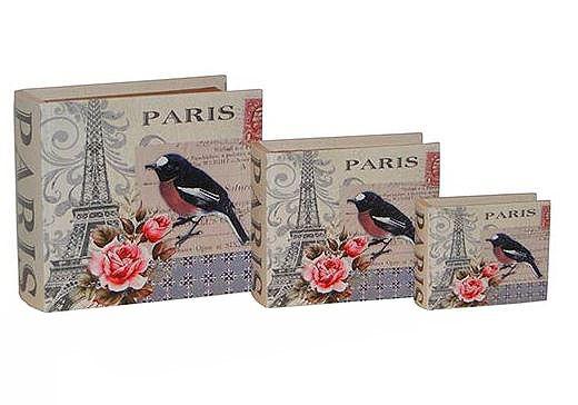 Livro Caixa Decorativo Book Box Conjunto 3 Peças Paris Bird - Goodsbr Menor preço em Livro Caixa Decorativo Book Box Conjunto 3 Peças Paris Bird - Goodsbr