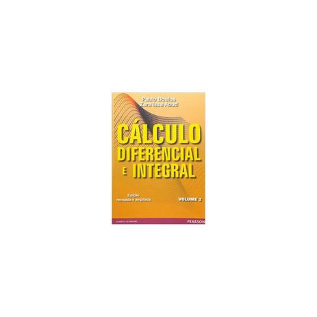 Livro - Cálculo diferencial e integral: Volume 2 - Boulos - Pearson Menor preço em Livro - Cálculo diferencial e integral: Volume 2 - Boulos - Pearson