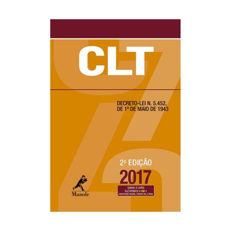 Livro - CLT - Manole Menor preço em Livro - CLT - Manole