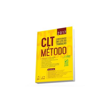 Livro - CLT Método - Consolidação das Leis do Trabalho Menor preço em Livro - CLT Método - Consolidação das Leis do Trabalho