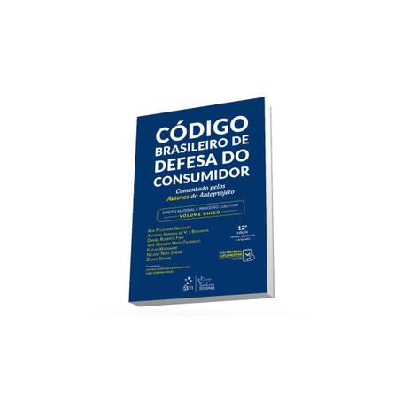 Livro - Código Brasileiro de Defesa do Consumidor-Comentado pelos Autores do Anteprojeto - Pellegrini - Forense Menor preço em Livro - Código Brasileiro de Defesa do Consumidor-Comentado pelos Autores do Anteprojeto - Pellegrini - Forense