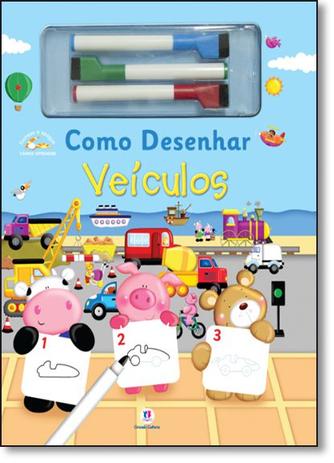 Livro - Como Desenhar Veículos - Coleção Escreva e Apague - Editora Menor preço em Livro - Como Desenhar Veículos - Coleção Escreva e Apague - Editora