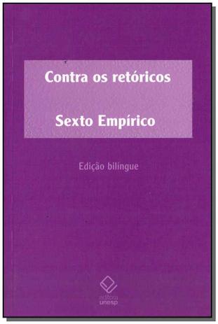 Livro - Contra Os Retoricos - Edicao Bilingue - Unesp editora Menor preço em Livro - Contra Os Retoricos - Edicao Bilingue - Unesp editora