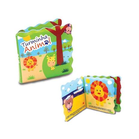 Livro De Banho Turminha Animal Lb1802-1 Unik Menor preço em Livro De Banho Turminha Animal Lb1802-1 Unik
