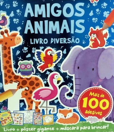 Livro de diversao amigos animais - Girassol Menor preço em Livro de diversao amigos animais - Girassol
