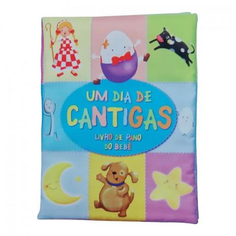 Livro de Pano do Bebê - Um Dia De Cantigas - Bicho Esperto Menor preço em Livro de Pano do Bebê - Um Dia De Cantigas - Bicho Esperto