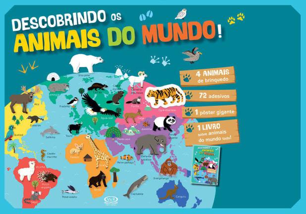 Livro - Descobrindo os Animais do Mundo! Menor preço em Livro - Descobrindo os Animais do Mundo!