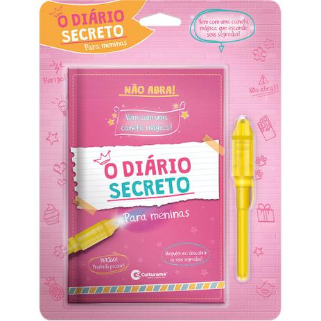 Livro - DIARIO SECRETO COM CANETA MAGICA - ROSA Menor preço em Livro - DIARIO SECRETO COM CANETA MAGICA - ROSA
