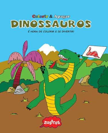 Livro - Dinossauros : Colorir&apagar Menor preço em Livro - Dinossauros : Colorir&apagar