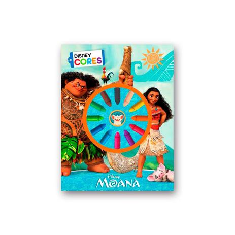 Livro Disney Cores Moana DCL Menor preço em Livro Disney Cores Moana DCL