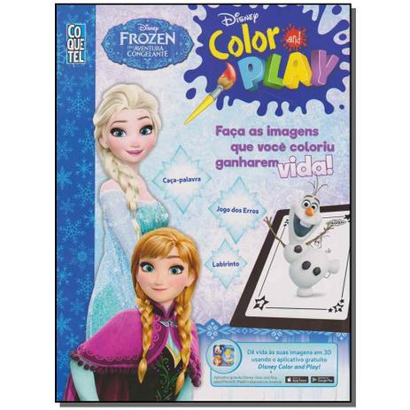 Livro - Disney Frozen - Color And Play - Ediouro ( normal ) Menor preço em Livro - Disney Frozen - Color And Play - Ediouro ( normal )