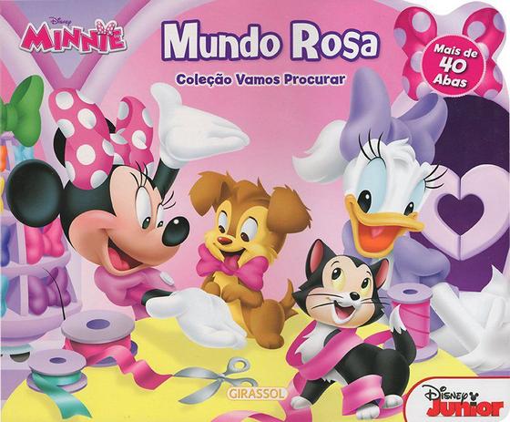 Livro - Disney - vamos procurar - mundo rosa Menor preço em Livro - Disney - vamos procurar - mundo rosa