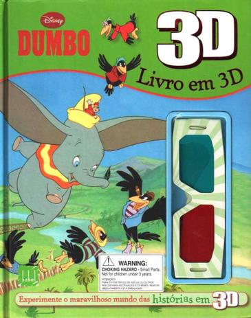 Livro Dumbo 3D - Abril Menor preço em Livro Dumbo 3D - Abril