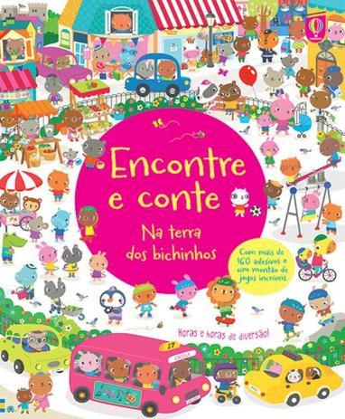 Livro - Encontre e conte na terra dos bichinhos Menor preço em Livro - Encontre e conte na terra dos bichinhos