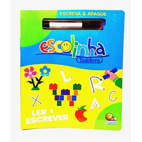 Livro Escolinha Escreva E Apague Todolivro Menor preço em Livro Escolinha Escreva E Apague Todolivro