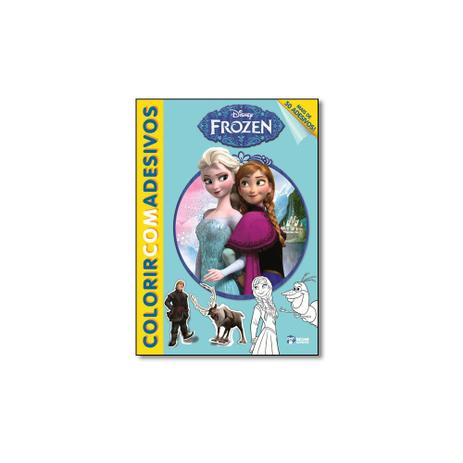Livro - Frozen - Coleção Disney Colorir Com Adesivos - Editora Menor preço em Livro - Frozen - Coleção Disney Colorir Com Adesivos - Editora
