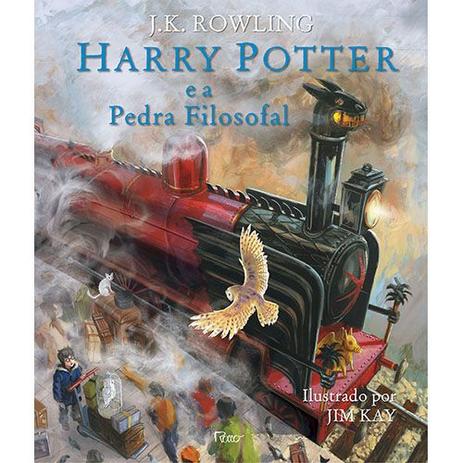 Livro Harry Potter E A Pedra Filosofal Edicao Ilustrada Livros De Literatura Magazine Luiza