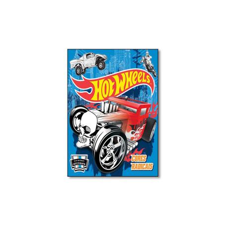Livro - Hot Wheels: Cores Radicais - Livro de Colorir Antiestresse - Editora Menor preço em Livro - Hot Wheels: Cores Radicais - Livro de Colorir Antiestresse - Editora
