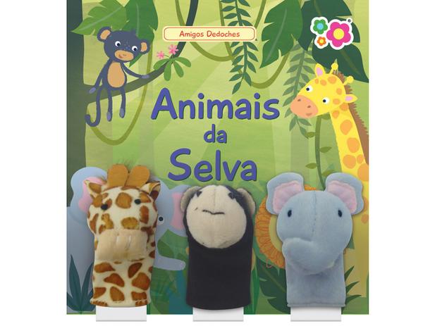 Livro Infantil Bebê Leitor Animais da Selva - Dican