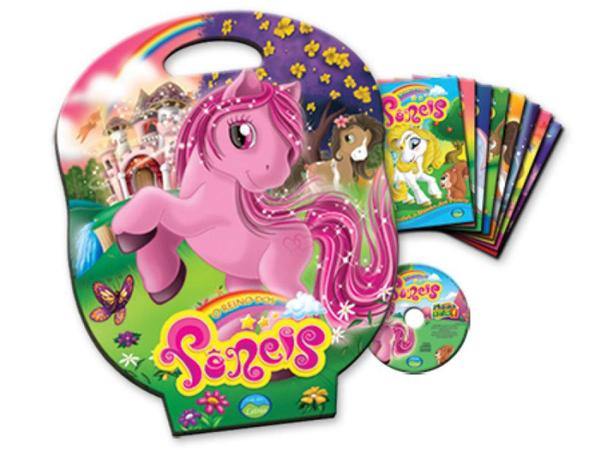 Livro Infantil com CD ou DVD Reino dos Poneis 8VOL+JOGOS Vale das Letras é boa?