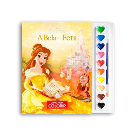 Livro Infantil Para Colorir - A Bela e a Fera - Dcl Menor preço em Livro Infantil Para Colorir - A Bela e a Fera - Dcl