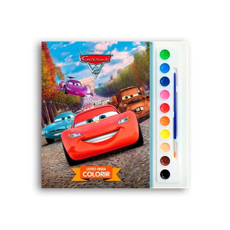 Livro Infantil Para Colorir - Carros 2 - Dcl Menor preço em Livro Infantil Para Colorir - Carros 2 - Dcl