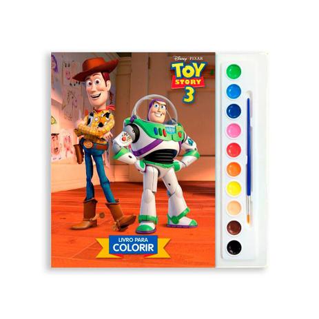 Livro Infantil Para Colorir - Toy Story 3 - Dcl Menor preço em Livro Infantil Para Colorir - Toy Story 3 - Dcl