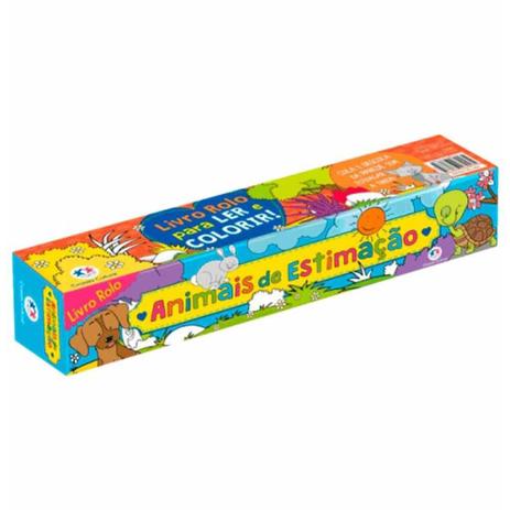 Livro infantil rolo para colorir animais - Ciranda cultural Menor preço em Livro infantil rolo para colorir animais - Ciranda cultural