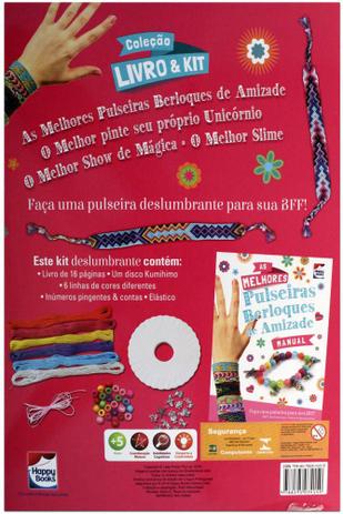 Livro & kit: as melhores pulseiras berloques de amizade Menor preço em Livro & kit: as melhores pulseiras berloques de amizade